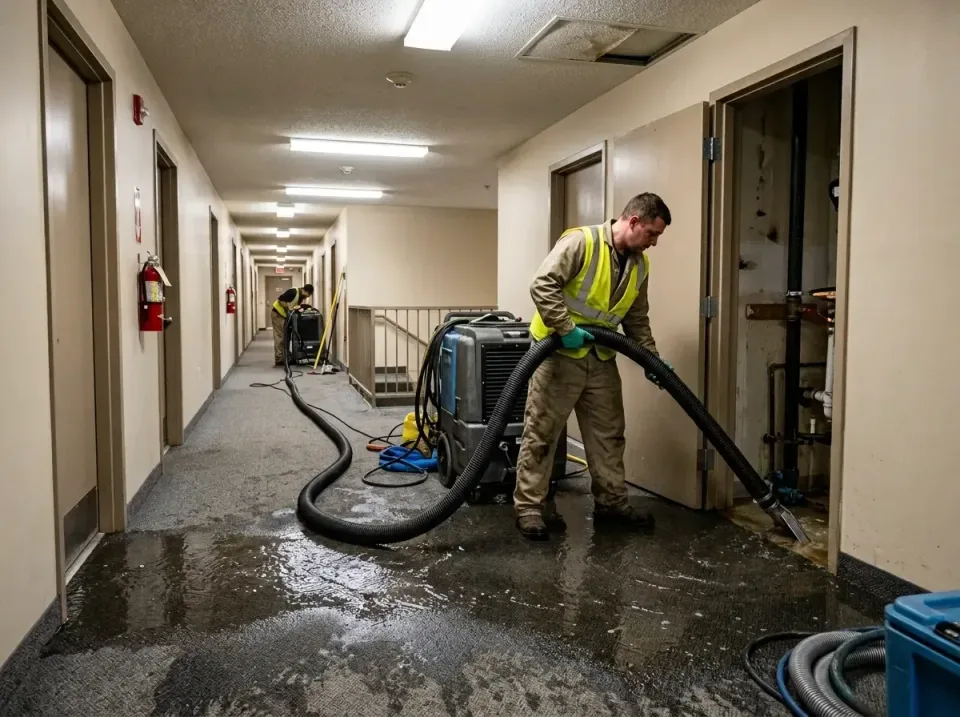 multi-unit-apartment-hallway-f-005 — frequently asked questions, Emergency Burst Pipe Water Extraction & Removal in Channel…